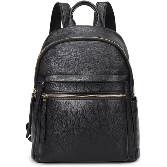 Genuine Leather Backpack Purse for Women Multi-functional Elegant Daypack Soft main image 6